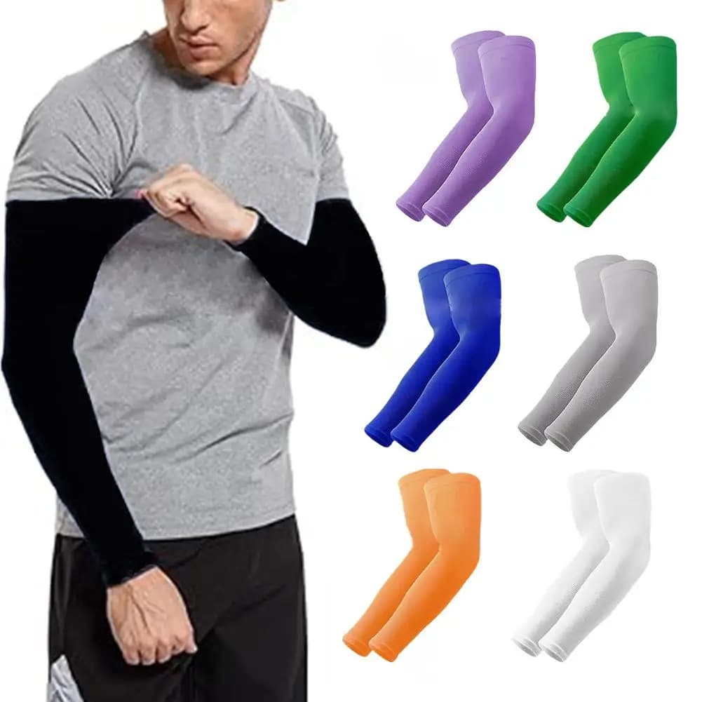 New sport arm compression sleeve cycling ball warmer summer running UV protection sun protection volleyball