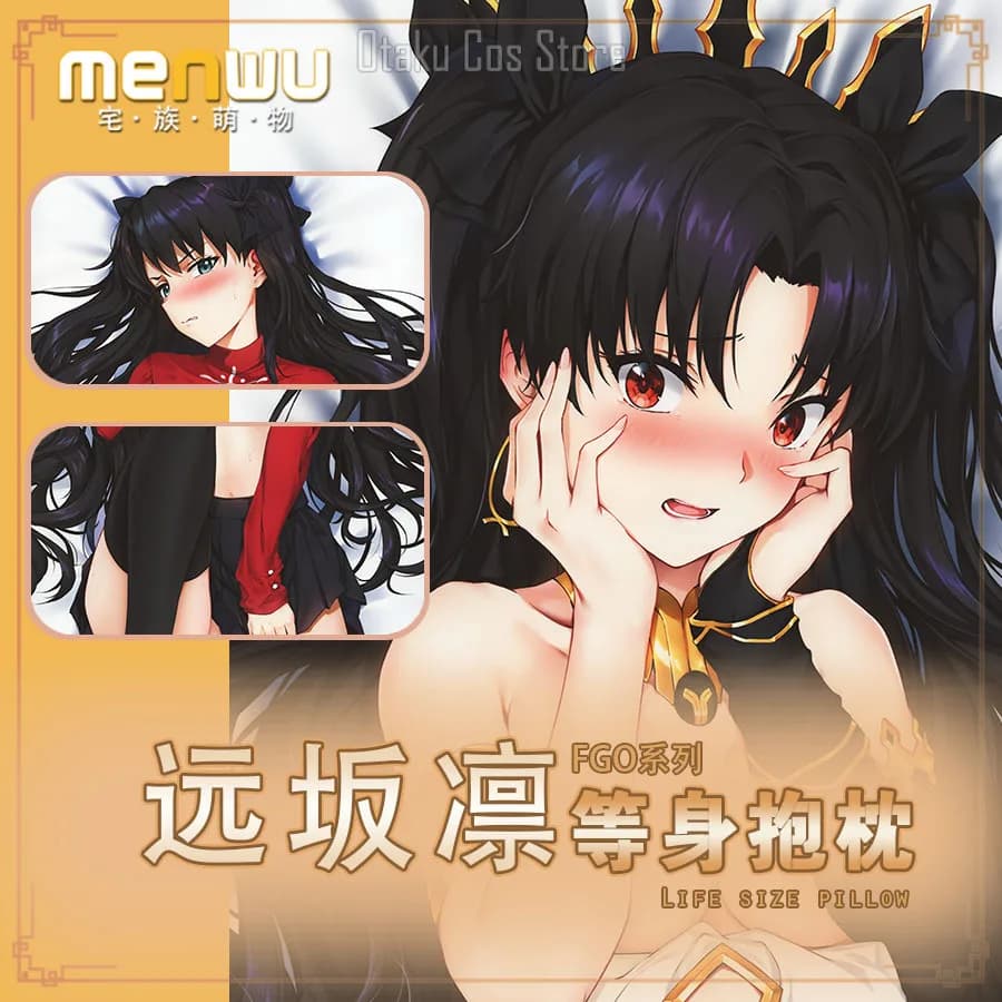 Fate/Grand Order Tohsaka Rin Sexy Dakimakura Anime Hing Body Covers for Bearings Sheets for Decorative Bed Gifts ZZMW