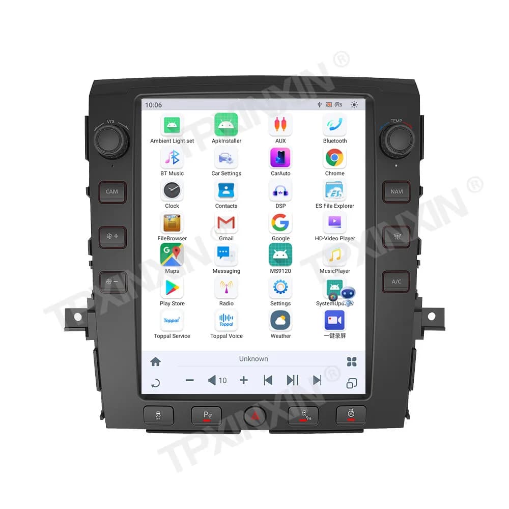 For Nissan Titan 2010~2019 Qualcomm Android Car Radio Stereo Automotive Multimedia Player GPS Navigation Carplay IPS Head Unit