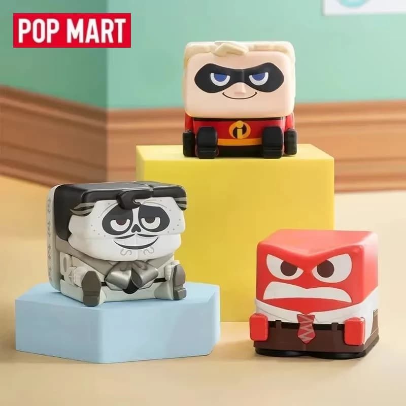 POP MART Disney/Pixar POP CUBE - Serie 3 Blind Box Mystery Box Busta Sorpresa Giocattoli Bambola Anime Statuetta Ornamenti da Scrivania Collezione