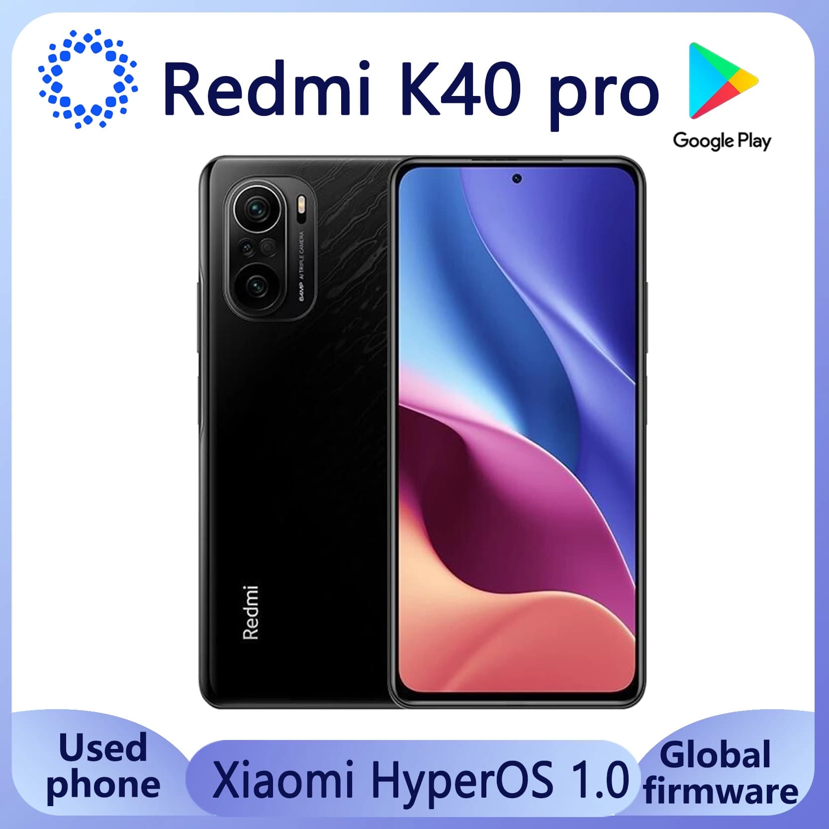 Xiaomi Redmi K40 Pro /mi 11i 5G hyperOS 1.0 6.67 "AMOLED 120Hz Snapdragon 888 64MP Tripla fotocamera 4520mAh Smartphone telefono usato