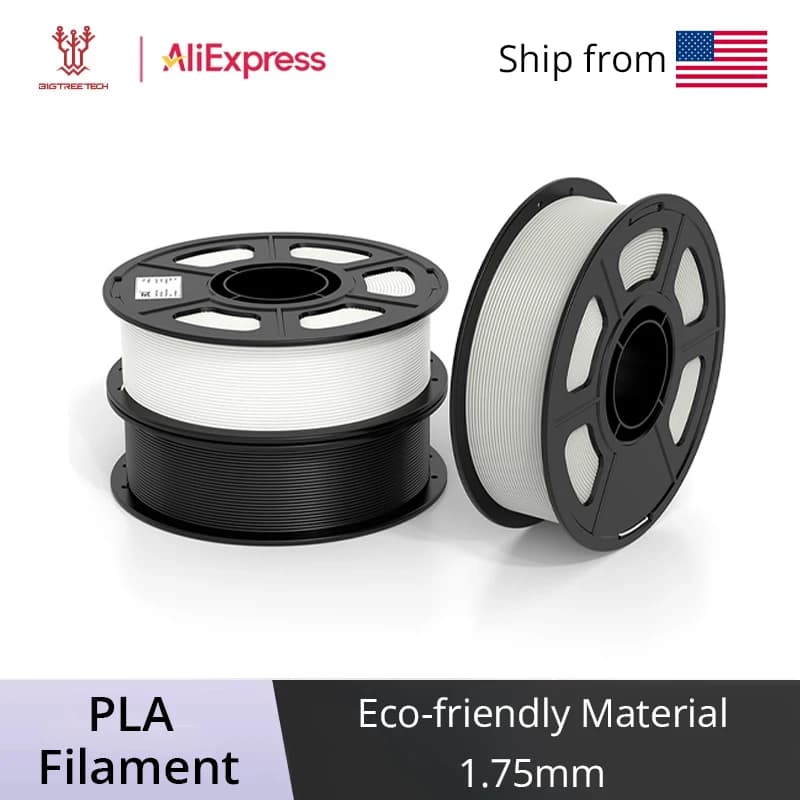 BIQU 1kG 5KG Filament PLA 1,75mm Environmentally friendly material without cloggings for 3D printer FDM Ender 3 Anycubic All