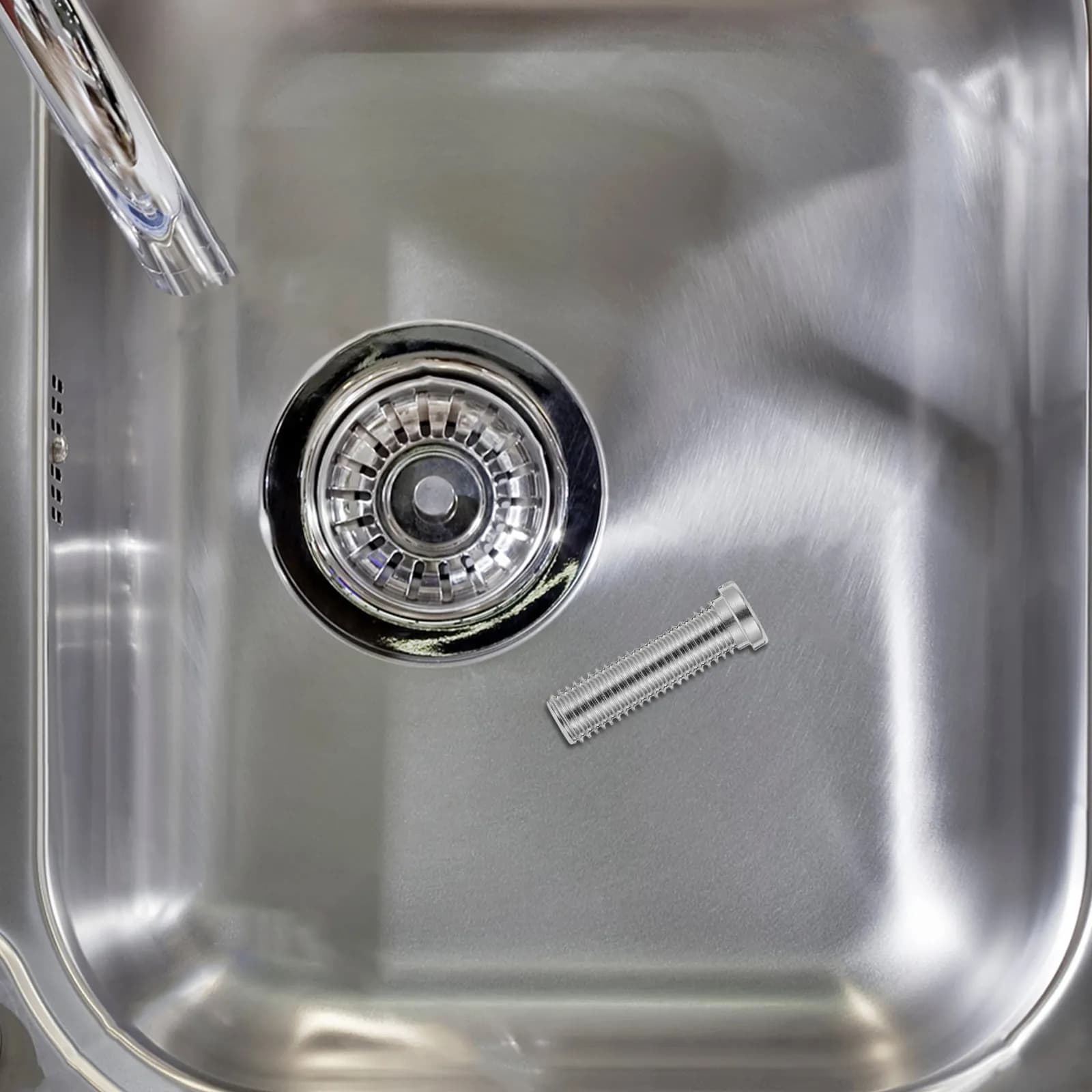 Set di 6 Tappi a Vite per Lavello da Cucina in Acciaio Inox, Filtro per Scarico con Facile Bloccaggio