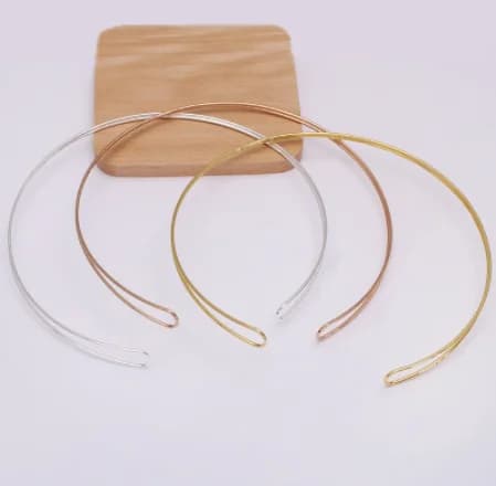 3 pz 5 pz 140mm Metallo Hairband Copricapo Hairwear Testa Fasce Per Capelli Testa Cerchio Base Impostazione Componenti Dei Gioielli Matrimonio FAI DA TE
