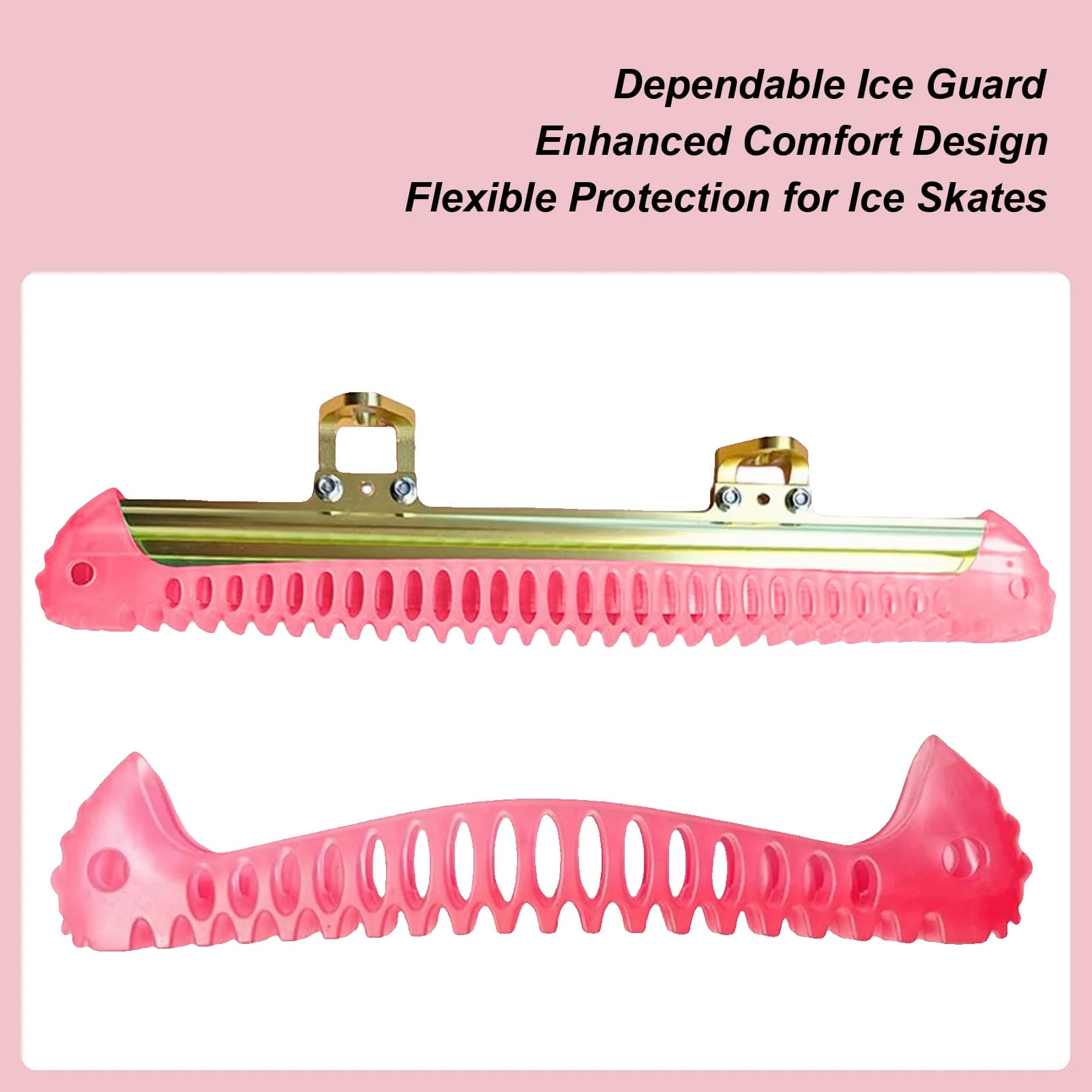 Soakers per pattini da ghiaccio 1 paio Morbido elastico portatile leggero Forniture Protezione per bastoncini da hockey per allenamento invernale sulla neve per giovani adulti
