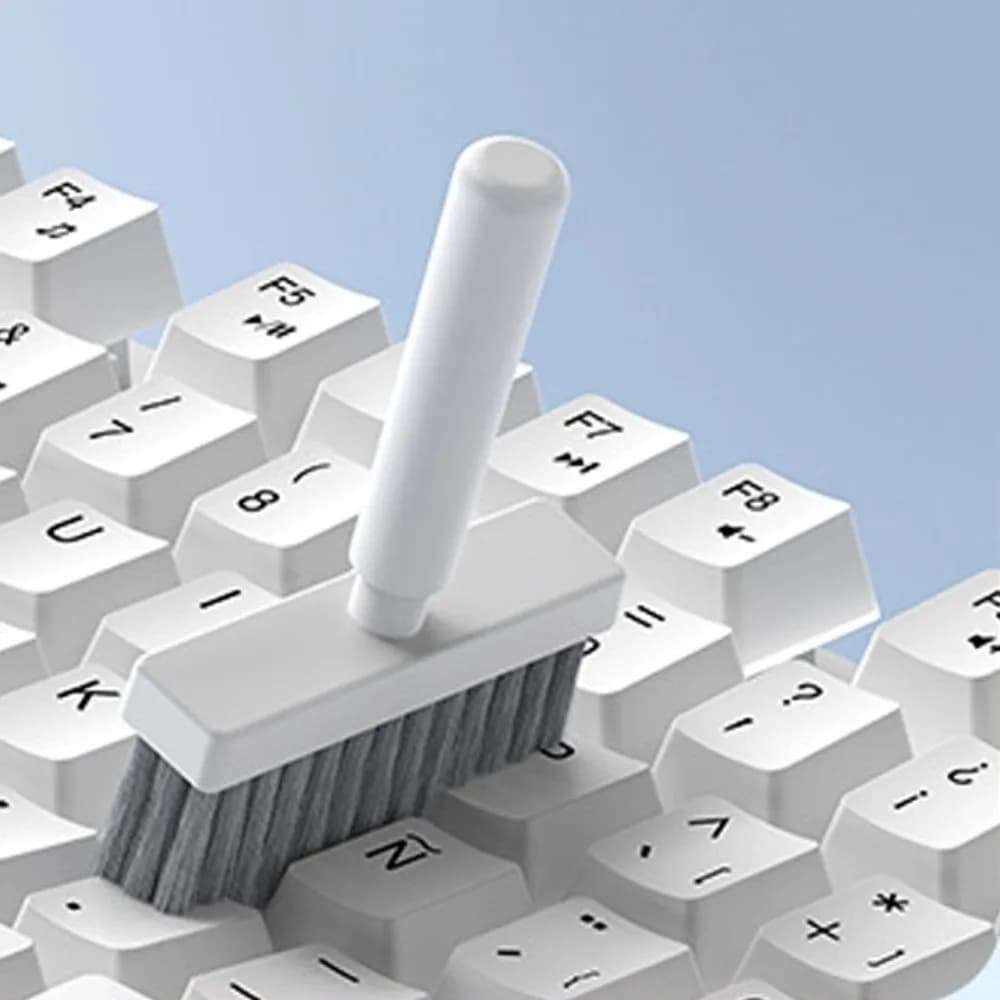 Kit di Pulizia per Computer 22 in 1 con Estrattore di Tasti, Pulitore per Tastiera, Contenitore Integrato e Set di Spazzole per la Pulizia di Auricolari e Piccoli Oggetti