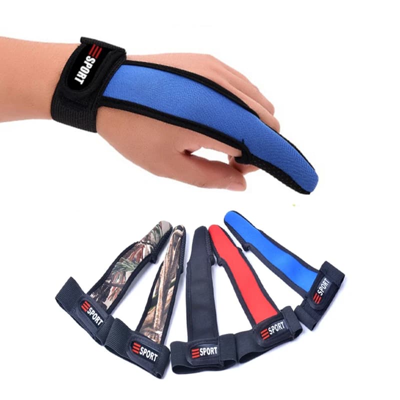 Guanti protettivi Dito singolo per la pesca Punta delle dita nude Pescatori Surfcasting Guanto antiscivolo Strumento per la pesca in mare