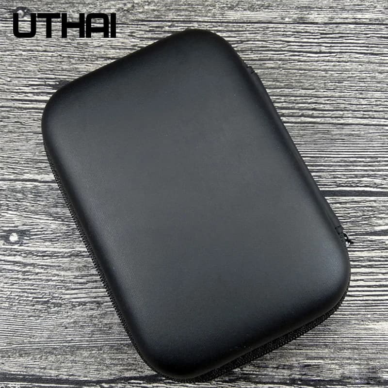 UTHAI 2.5 "Hdd Bag USB esterno disco rigido disco custodia per trasporto cavo USB custodia per PC portatile scatola disco rigido T27