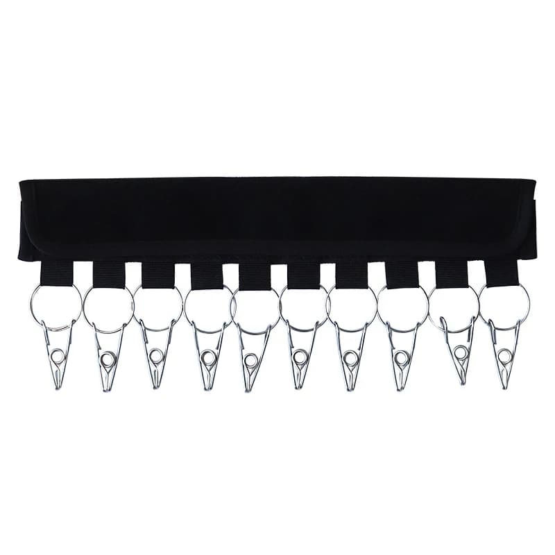 Organizzatore per Cappelli da Baseball con 10 Clip, Appendiabiti Girevole per Cappelli con Vano Porta Calzini, Organizzatore per Cappelli da Armadio