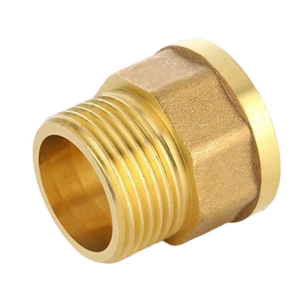 1 Inch To 1/2 Inch Brass Reducer Connector For Garden Hose Faucet Water Pipe Threaded Adapter Fitting Plumbing Tool