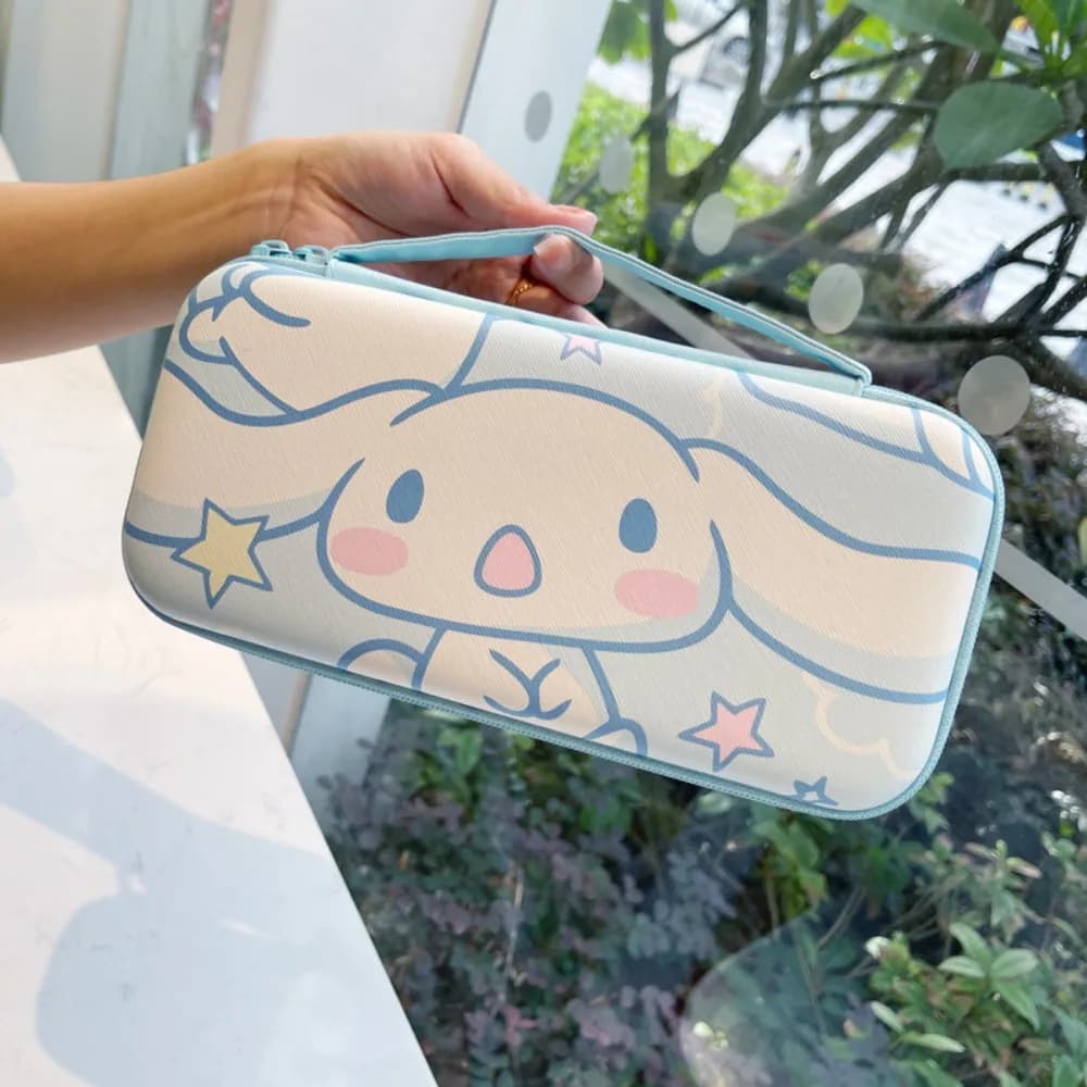 Borsa portaoggetti Switch Oled, custodia protettiva per console di gioco Nintendo NS Lite, custodia rigida portatile, design a cartoni animati