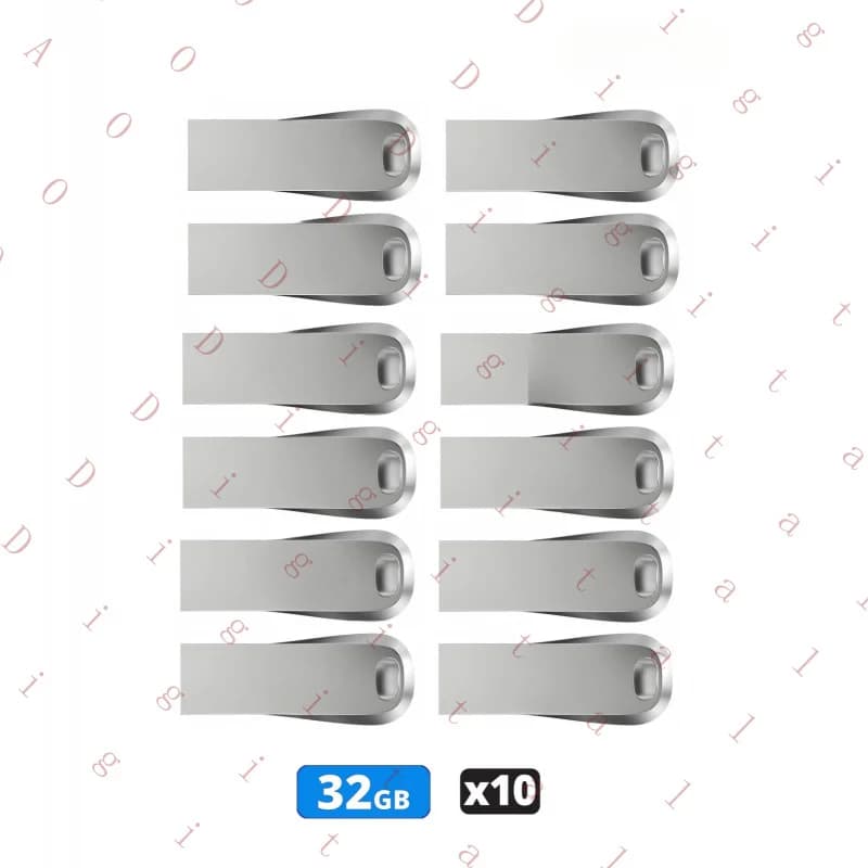 MTN- Chiavetta USB in Metallo SanDisk Ultra Luxe da 32GB (Confezione da 10)