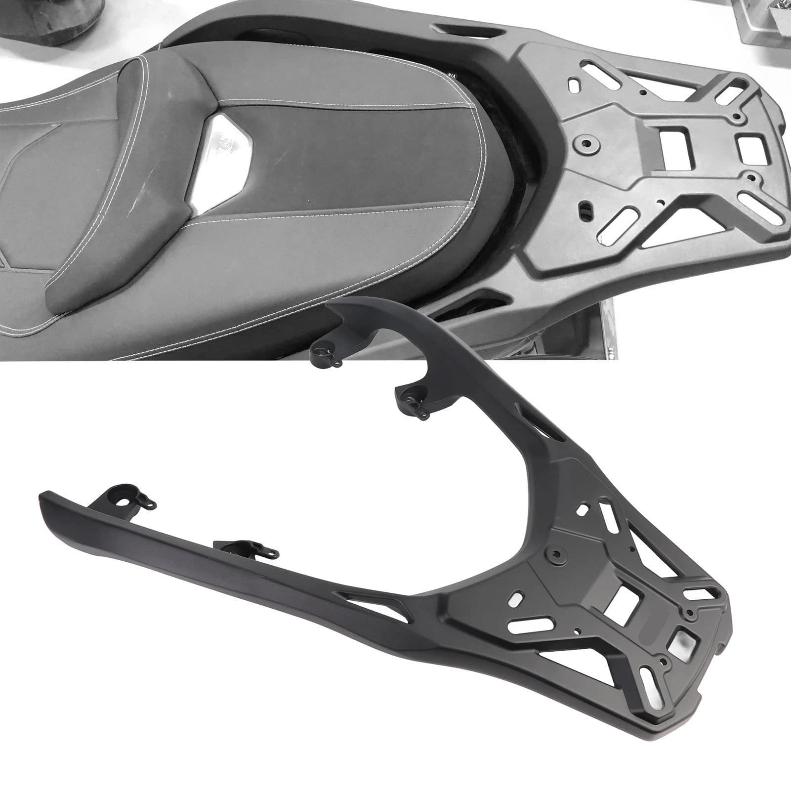 Rear Luggage Carrier Bracket Enhanced Safety Motorbike Rear Luggage Rack Strong Load Bearing for Xmax 125 250 300 2017 To 2024