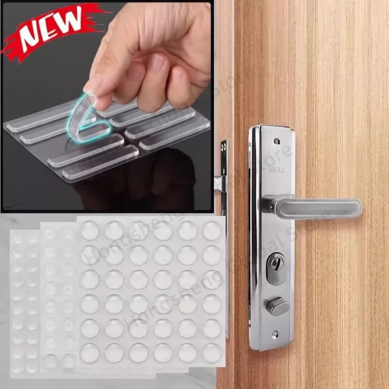 Fermaporta autoadesivo Cuscinetti per mobili in gomma trasparente Specifiche multiple Ammortizzatore Paraurti per armadietti Protezione in silicone