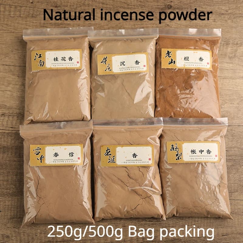 Incense powder 50/500g, Ancient Mountain Sandalwood, Agilawood for Home/Interior/Stufa Aromatica, Calmante/Purifying, to Create Incense