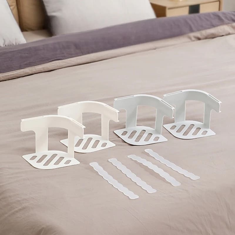4 pezzi Supporti per lenzuola con serratura per letto Clip per lenzuolo con angoli adatti a tutte le dimensioni del materasso Cinghie per lenzuolo con angoli resistenti Pinze per lenzuolo