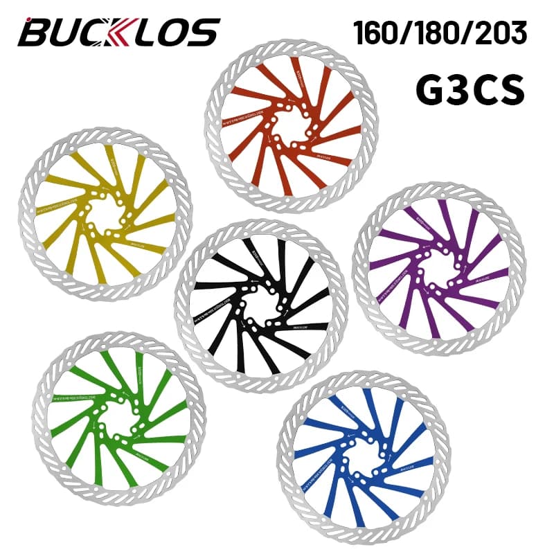 BUCKLOS G3CS Rotore 160MM 180MM 203MM Freno A Disco Della Bicicletta Rotore Bici Freni Idraulici Rotore Ad Alta Resistenza Strada MTB Rotori 160