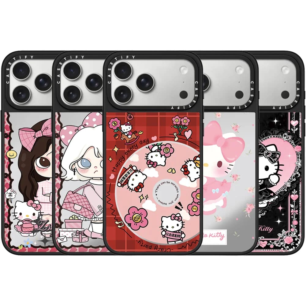 CASETiFY Co-branding HelloKitty Custodia Protettiva Magnetica per iPhone 14 13 15 16 17 Pro Max 16 Plus Air