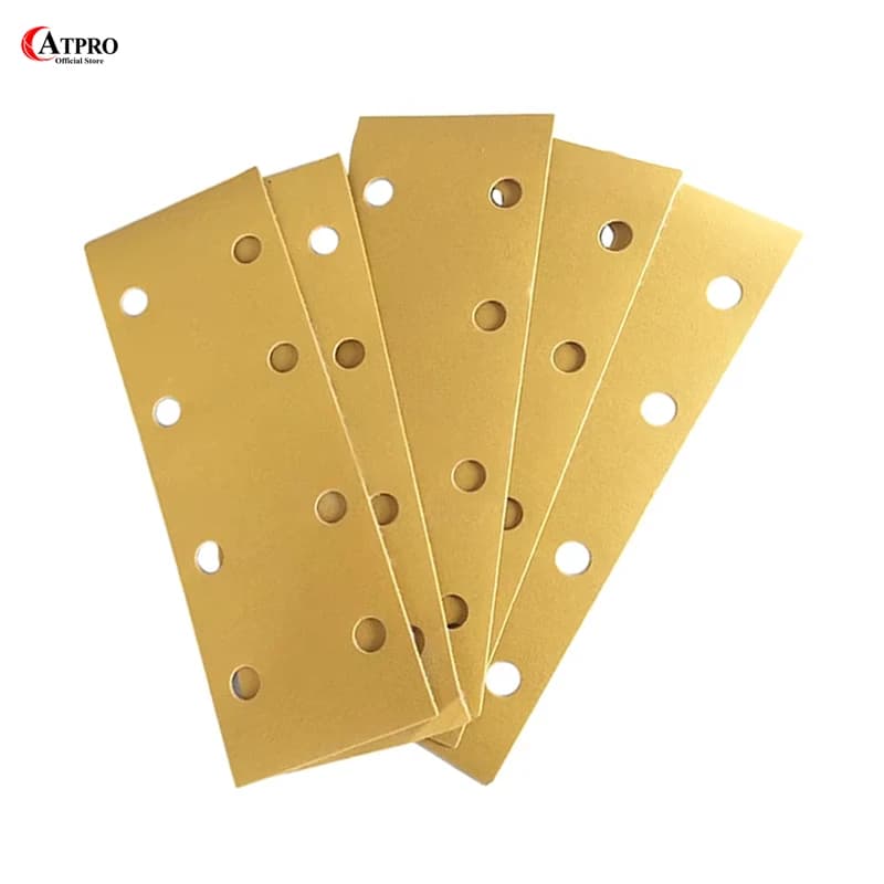 70x198mm 8 fori carta vetrata sottovuoto disco abrasivo per auto levigatura e lucidatura abrasivo 80/120/180/240/320/400grit