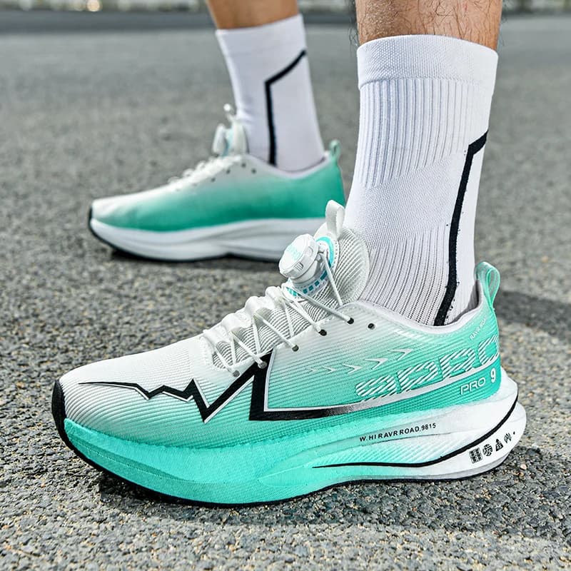 Sneakers Casual da Uomo con Chiusura a Rotazione, Scarpe Sportive da Ginnastica per Studenti, Scarpe da Corsa per Donna, Scarpe da Allenamento Atletico, Scarpe Mandarin Duck
