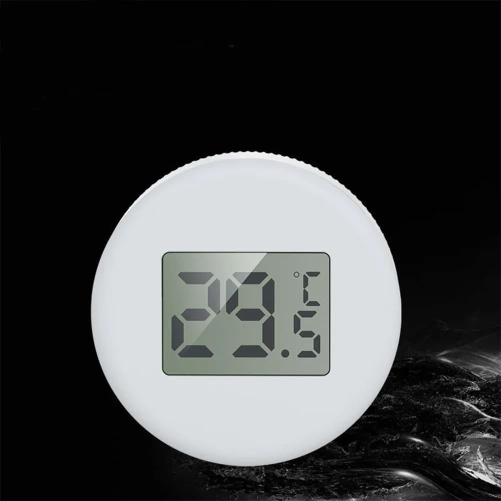 Termometro Sommergibile per Acquario, Termometro Digitale con Forte Ventosa, Mini Dimensioni, Display LCD Chiaro