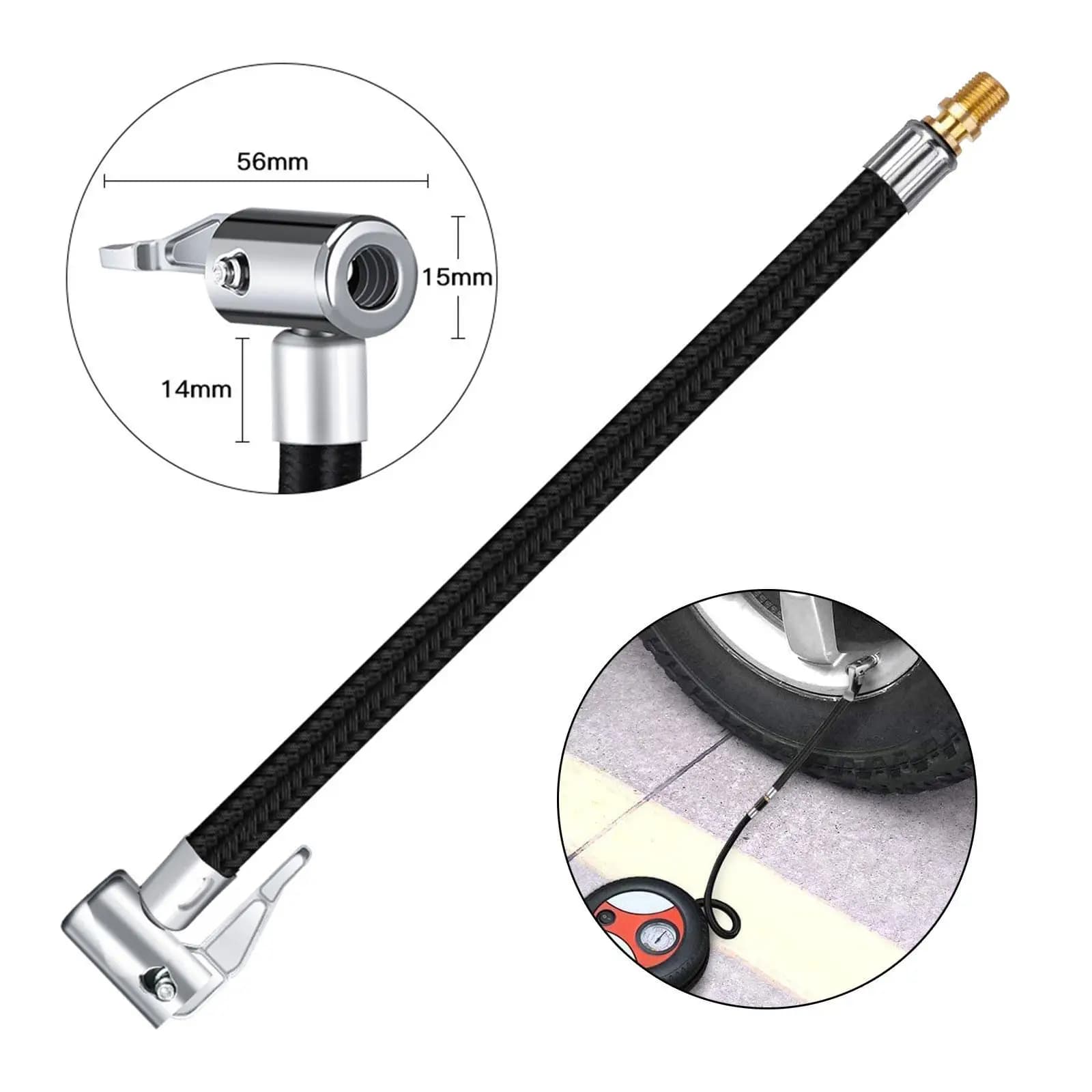 20/30 centimetri Auto Pneumatico Gonfiatore Tubo Gonfiabile Pompa di Aria Tubo di Prolunga Collegamento Mandrino Pneumatico Bloccaggio Adattatore Aria Torsione B9S1