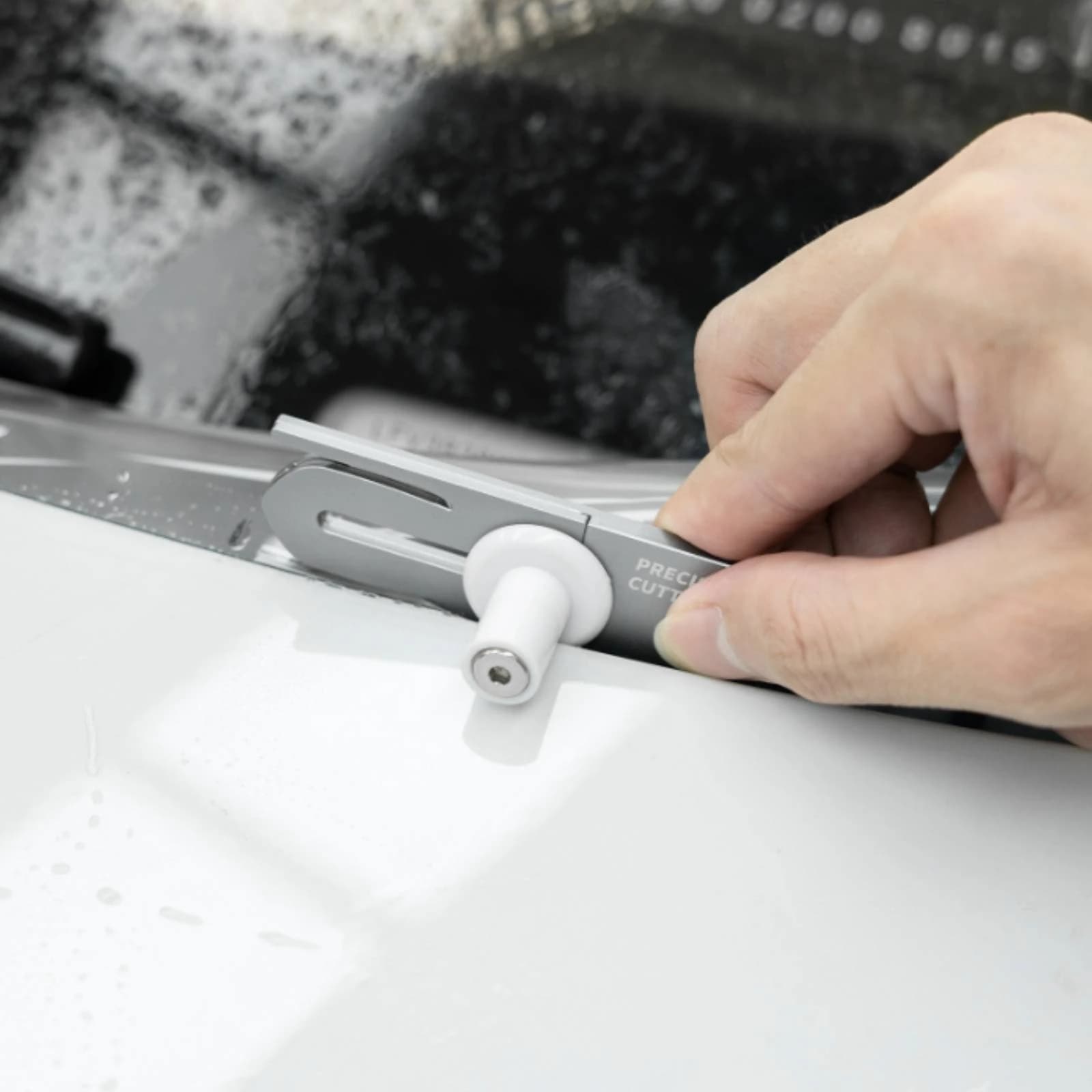 Cutter with Roller Assembly Lightweight Vinyl Wrap Cutter Precision Cutting Tool Slim Long-Lasting