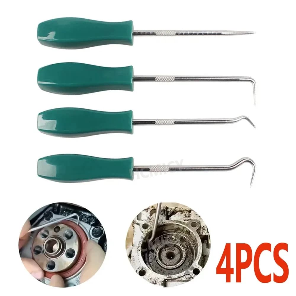 4PCS Auto Veicolo Paraolio Cacciaviti Set O-Ring Guarnizione di Tenuta Estrattore di Rimozione Garages Generali-Idraulici Meccanica Officina Strumenti