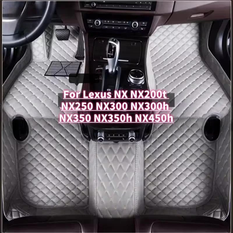 Custom non-slip car mats for Lexus NX200t NX250 NX300 NX300h NX350 NX350h NX450h Car mats Full Coche Accessories