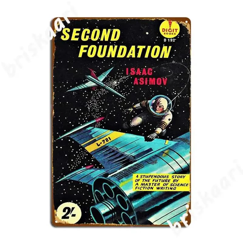 Le targhe in metallo Asimov della seconda fondazione creano poster con targhe in metallo per Home Club