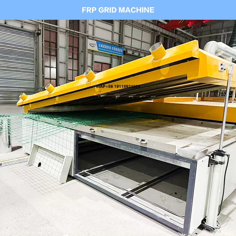 Durable FRP Mesh Weaving Loom Precision Fiberglass Mesh Loom Machine Fully Automatic High-Efficiency Welding Fiberglass Weaving