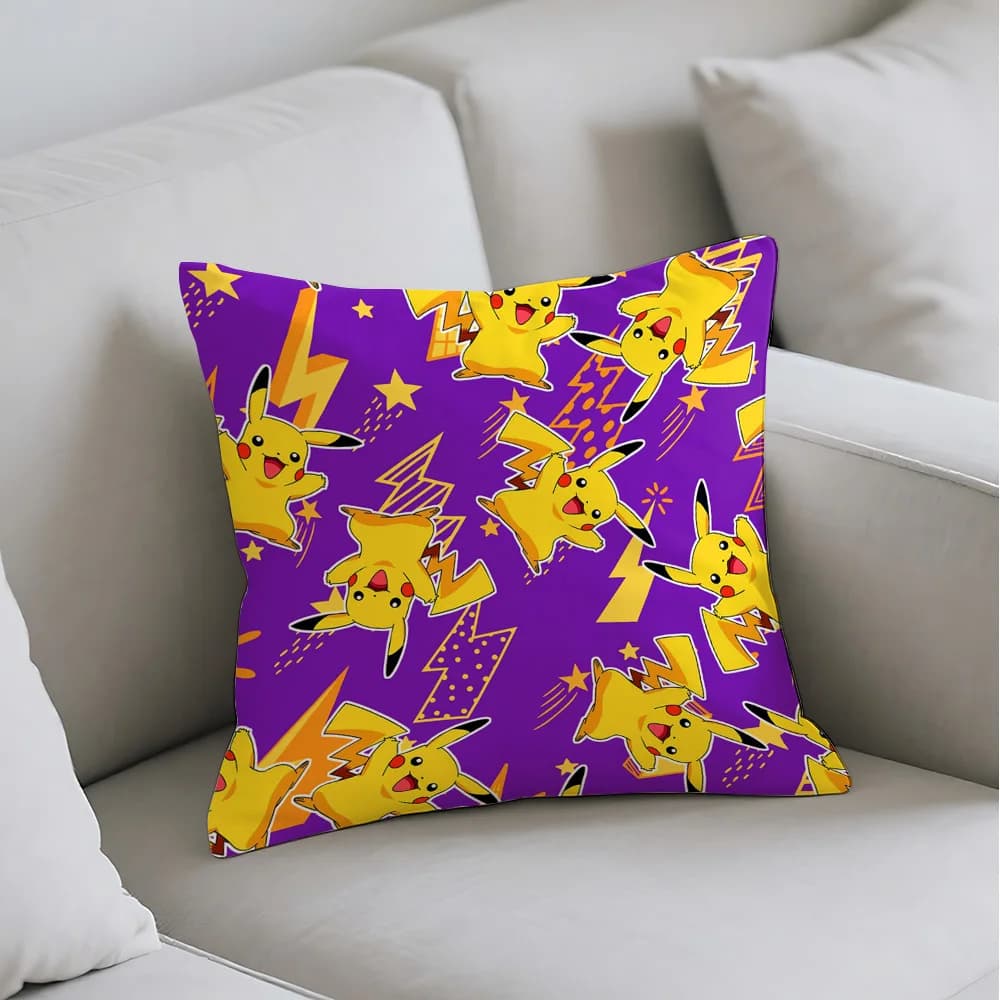 Kawaii Pikapikas pillow lining, pillowcase, home decoration items, decorative pillow covers, sofa covers