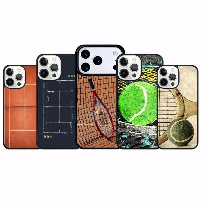Tennis Balls Phone Case For iPhone 16 17 Pro Max Air 17 16E 14 15 Plus 12 13 Anti-Fall Protection Cover