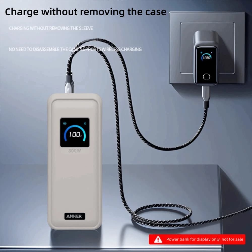New shockproof silicone case, dust protection, soft protective case for Anker Prime Power Bank (26250mAh 300W)