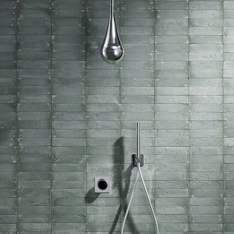 DoLife Store in-wall Hidden Embedded Ceiling Concealed Shower Concealed Water Drop Top Nozzle DIY Plating