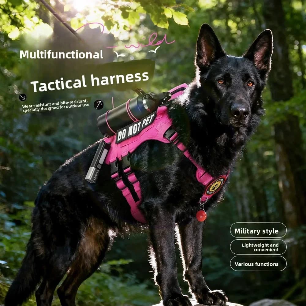 Pettorina per Cani Senza Strappi con Maniglia, Imbottita Morbida, Facile Controllo, Riflettente per Cani Piccoli, Medi e Grandi, per Passeggiate e Addestramento all'Aperto