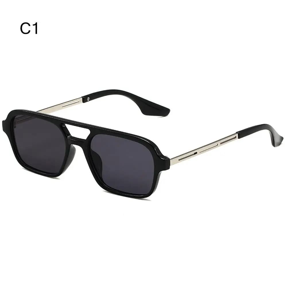 Fashion UV400 Protection Square Sunglasses Vintage Summer Shades Retro Style 70s Sun Glasses Beach/Travel/Streetwear