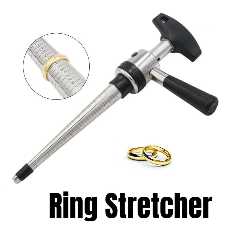 Ring Stretcher Ring Mandrel Expander Stick Mandrel Sizing Tool Jewelry Enlarging Tool for Silver Gold & Platinum