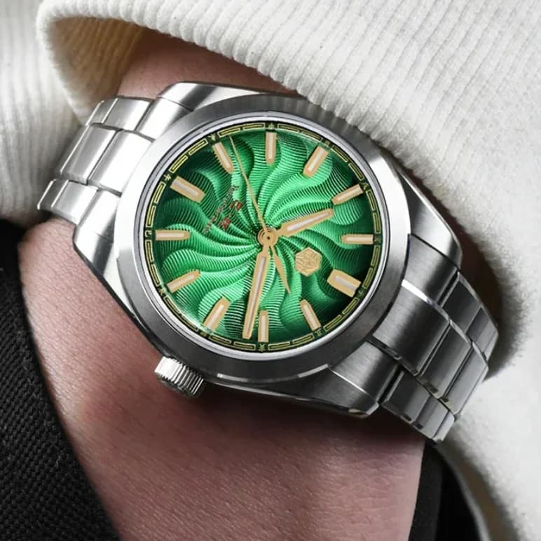 Orologio automatico da uomo San Martin 39mm Orologio da polso meccanico 10Bar Impermeabile BGW9 Zaffiro luminoso Serpente Anno limitato Miyota 90S5