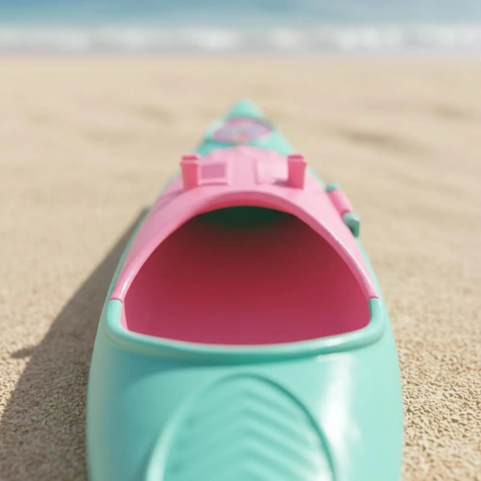 Dispositivo di galleggiamento per bambole e accessorio per casetta galleggiante, kayak giocattolo con pagaia per la spiaggia