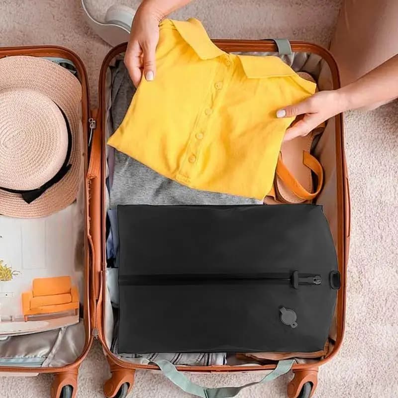 Vacuum Storage Bags Bags For Clothing Travel Reusable Compression Waterproof Portable Packing For Laundry Garment Cube Suitcase