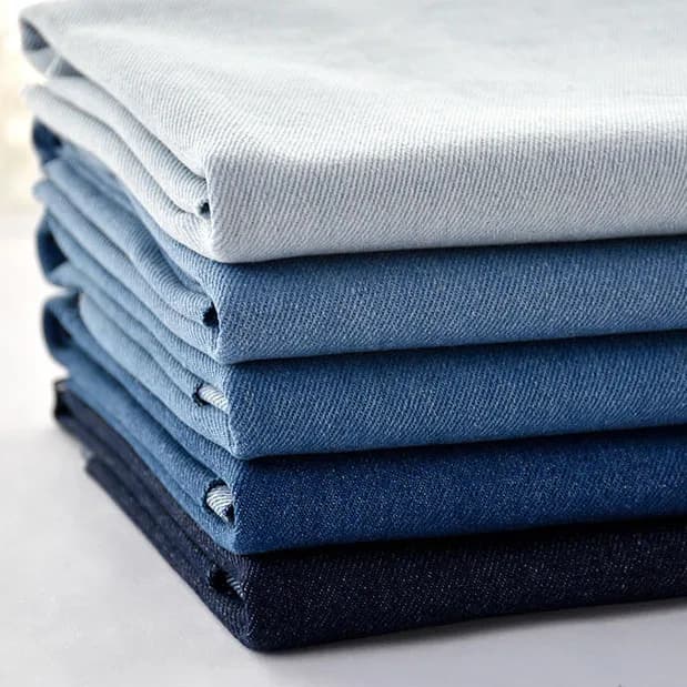 50*150 cm Tessuti di jeans lavati Tessuto di puro cotone per pantaloni T-shirt Grembiule Abito estivo fai da te Materiale di abbigliamento per neonate