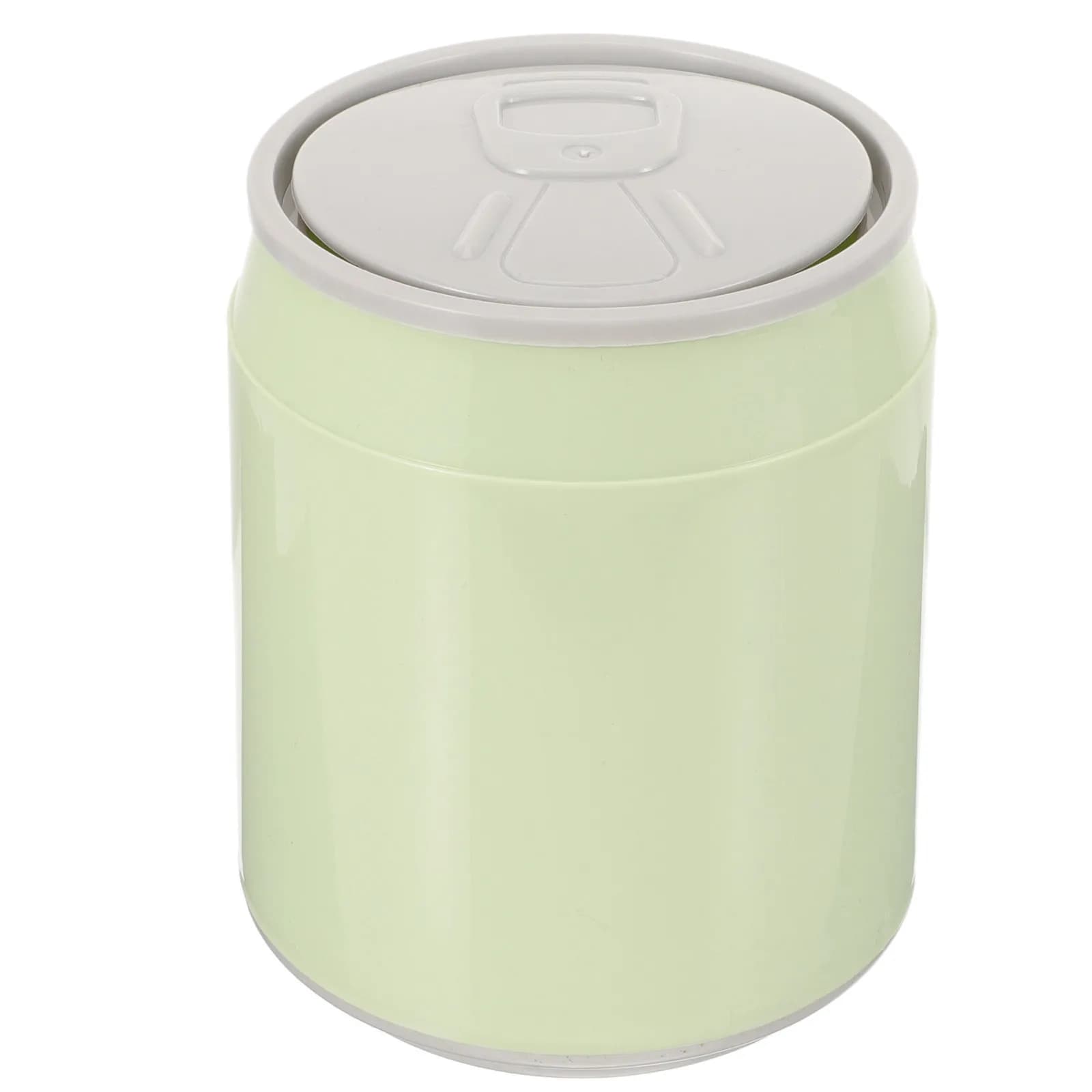 Mini Cestino da Scrivania in Plastica con Coperchio, Piccolo Contenitore per Rifiuti da Tavolo per Camera da Letto, Cucina e Soggiorno