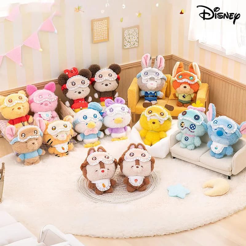Collezione Disney Merchandise Peluche Judy Nick Winnie The Pooh Simpatico ciondolo con animali di peluche Portachiavi Decorazione Regalo Kawaii