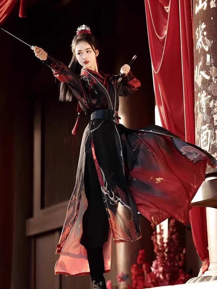 New Chivalry style Song made improved hanfu retro Han elements men and women martial arts ancient hanfu cosplay party clothes