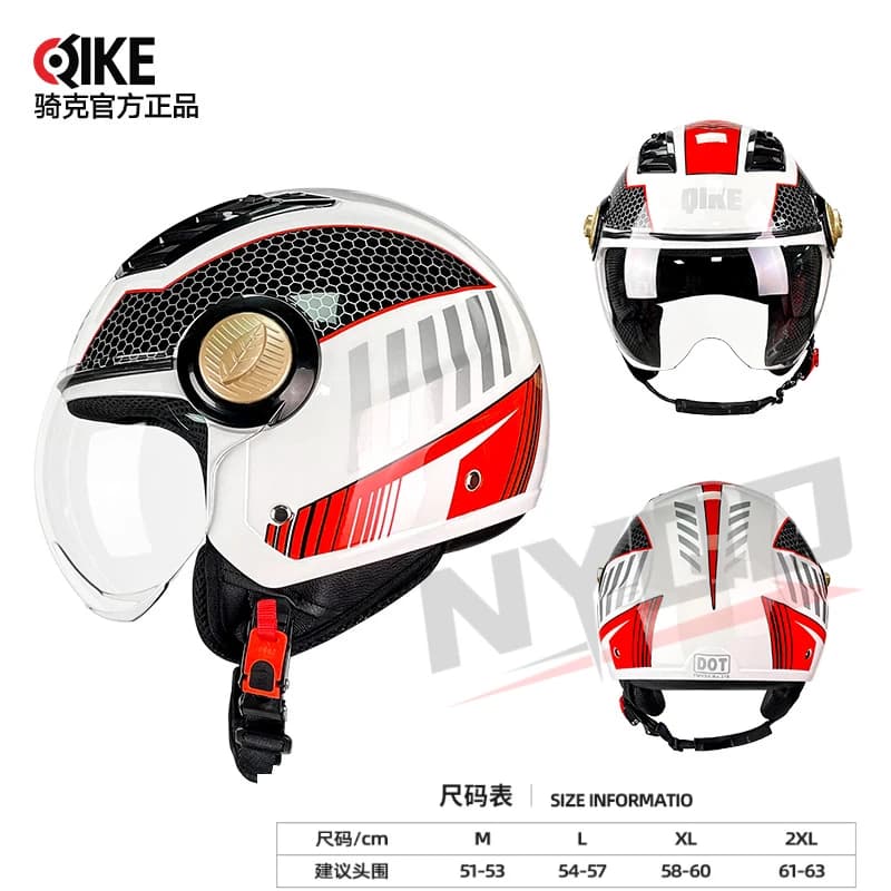 Nuovo Open Face 3/4 casco Moto Retro caschi Moto Vintage Chopper Capacete De Moto Bike Scooter con per uomo donna DOT