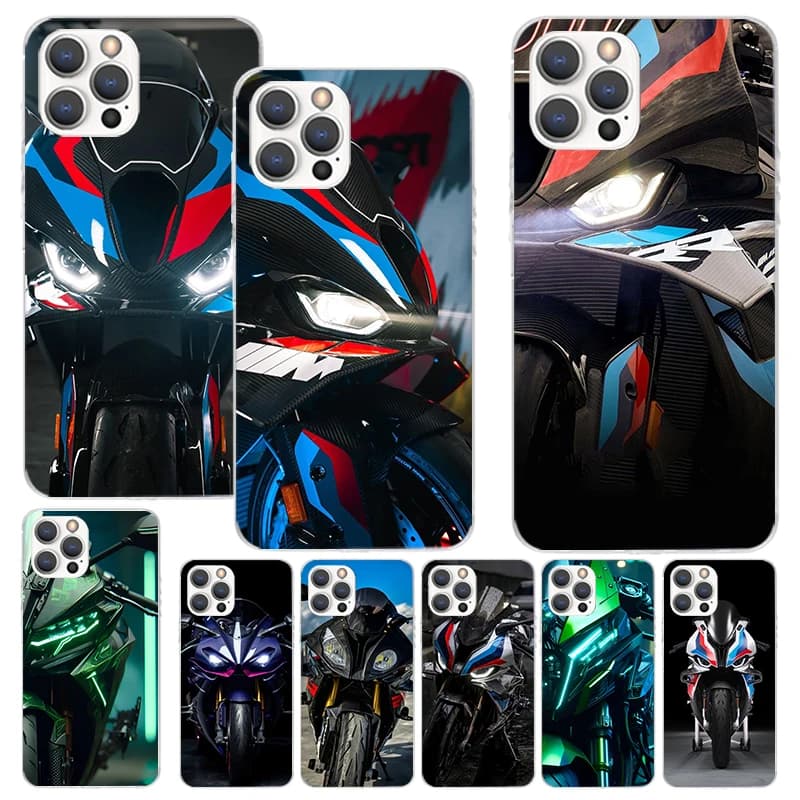 Cool Motorcycle S-S1000r Print Soft Case for iPhone 17 Air 16 16E 15 14 Plus 13 Mini 12 11 Pro Max Phone Shell SE 7 8 Pattern Co