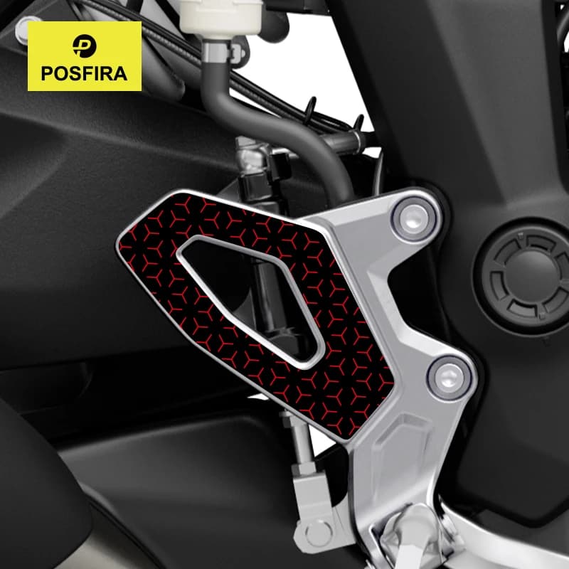Adesivi in Vinile POSFIRA per Poggiapiedi Moto, Decorazioni per Triumph Tiger Sport 800 2025, Accessori per Motociclette
