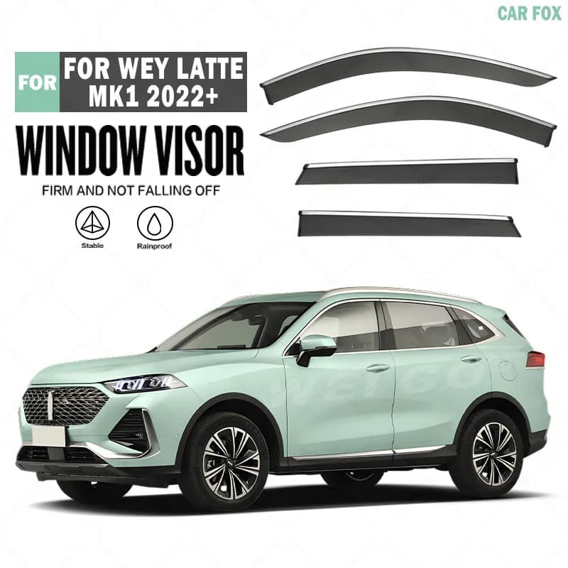 Per Great Wall Wey Latte Finestra per auto Visiera Tenda da sole Parabrezza Finestrino laterale Pioggia Parasole Accessori auto