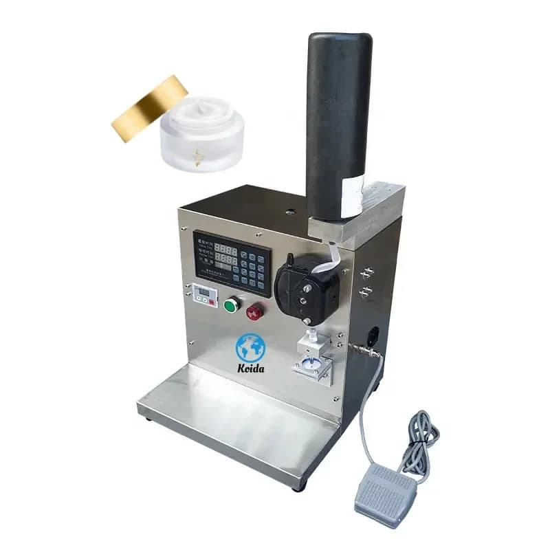 Automatic liquid filling machine for high precision mascara glue